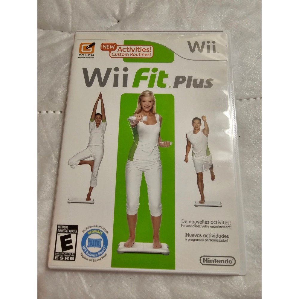 Wii Fit Plus Game Nintendo‎ Wii Fitness Exercise Workout Balance Board
